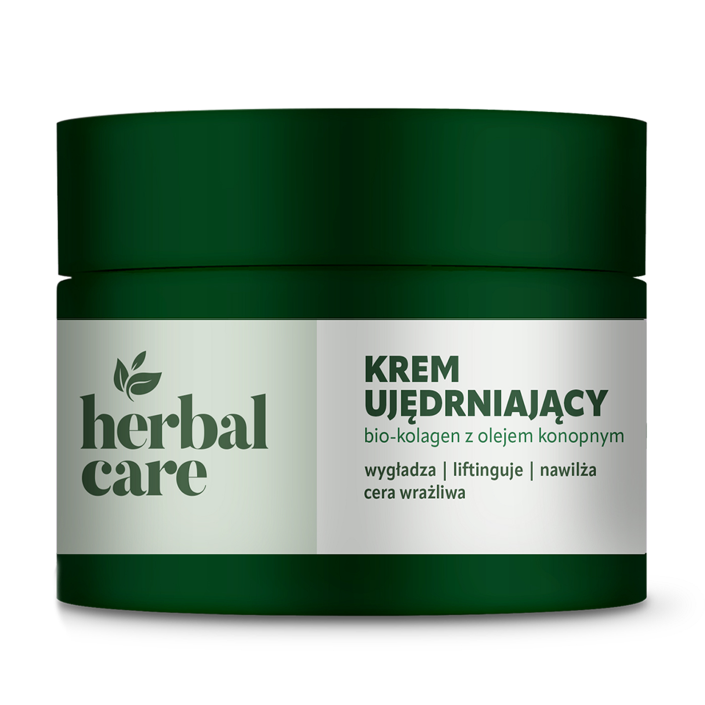 Зміцнювальний крем для обличчя Farmona Herbal Care Firming Cream для чутливої шкіри, з біоколагеном і конопляною олією, 50 мл